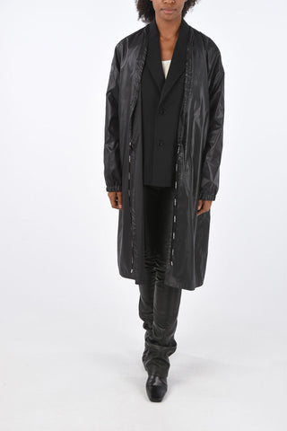 raincoat with single breasted blazer