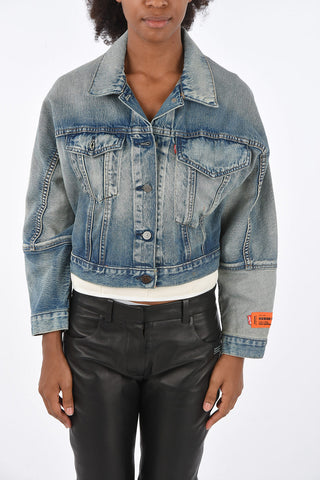 LEVI'S denim cropped jacket