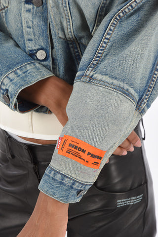 LEVI'S denim cropped jacket