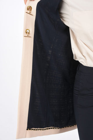 soprabito open front  con dettagli catena