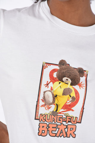 T-Shirt KUNG FU BEAR Masculine Fit Stampata