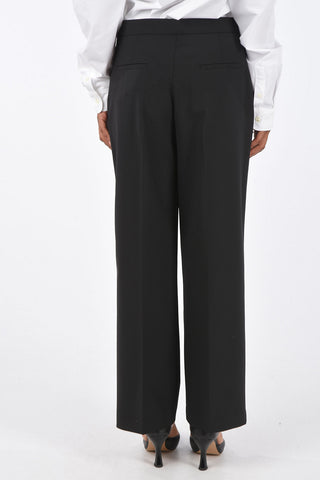 Unstructured Pocket Wide Leg Pants