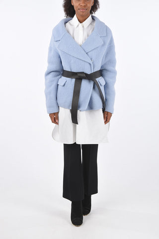 Double Breasted Peacoat with Belt