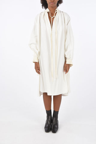 Linen Dress LUAN with Drawstrings