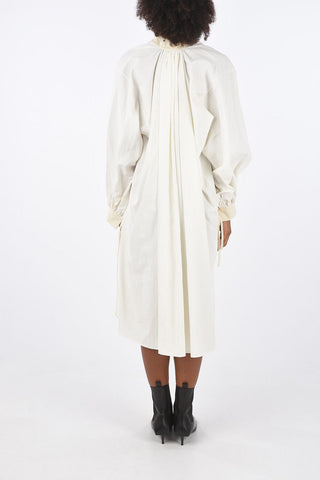 Linen Dress LUAN with Drawstrings