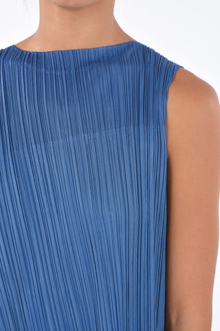 PLEATS PLEASE Sleeveless multi-pleated dress