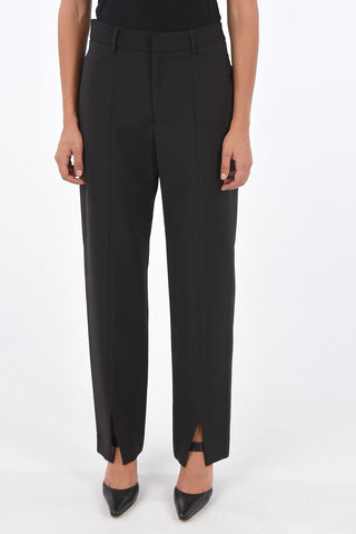 split ankle hem pants