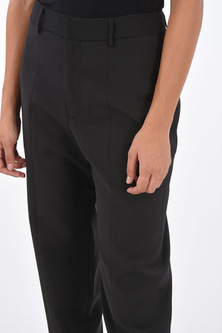 split ankle hem pants