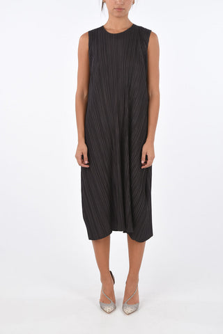 PLEATS PLEASE Sleeveless multi-pleated dress