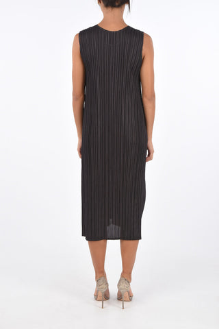 PLEATS PLEASE Sleeveless multi-pleated dress