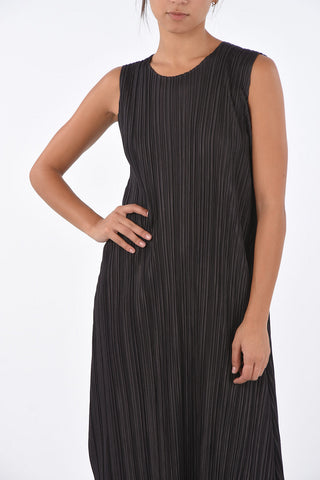 PLEATS PLEASE Sleeveless multi-pleated dress