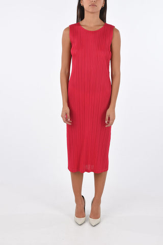 PLEATS PLEASE Sleeveless multi-pleated dress