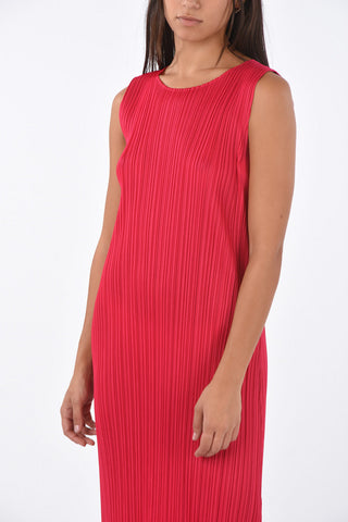 PLEATS PLEASE Sleeveless multi-pleated dress