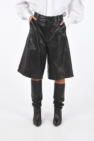 leather gaucho pants