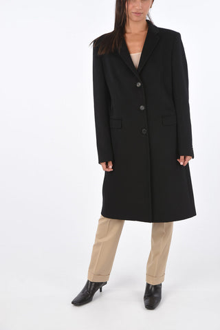 virgin wool chesterfield coat