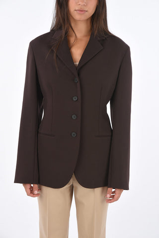 center vent notch lapel 4-button LISA blazer