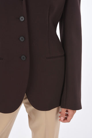 center vent notch lapel 4-button LISA blazer