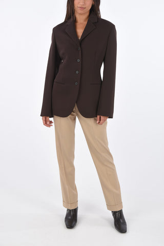 center vent notch lapel 4-button LISA blazer