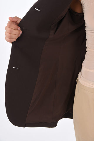 center vent notch lapel 4-button LISA blazer