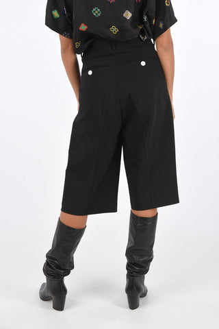 Double pleates shorts