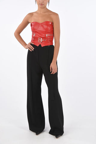 leather TAY bustier top