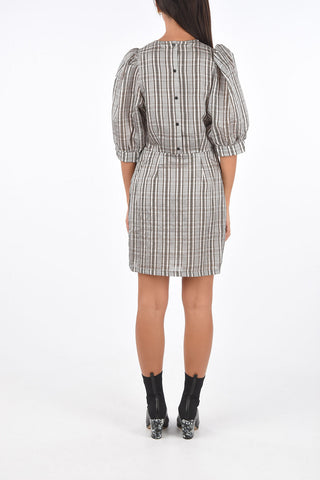 vestito CELESTINE tartan lurex