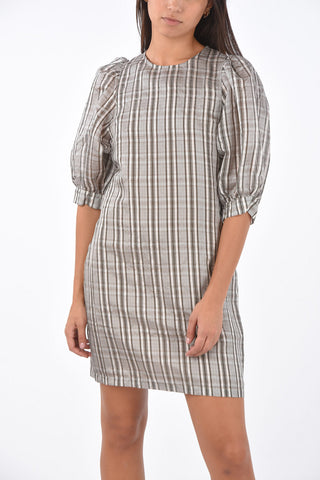 vestito CELESTINE tartan lurex