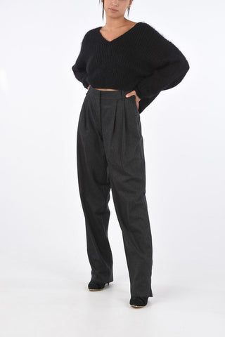 GIORGIO ARMANI pantalone con passanti