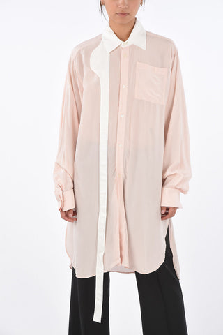 oversized shirt with breast pocket