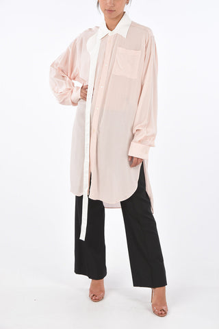oversized shirt with breast pocket