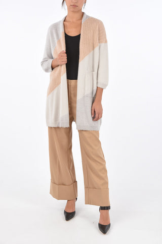 merino wool maxi cardigan