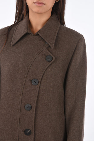 balmacaan CURVED coat