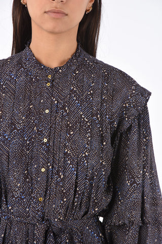 printed LAYLA shirtdress with belt
