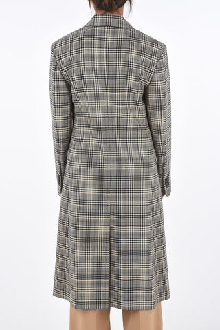 205W39NYC district check double breasted Chesterfield coat