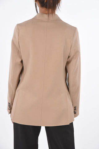 wool double breasted blazer