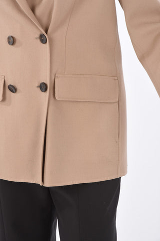 wool double breasted blazer
