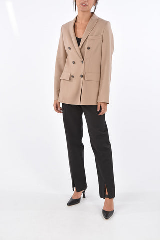 wool double breasted blazer