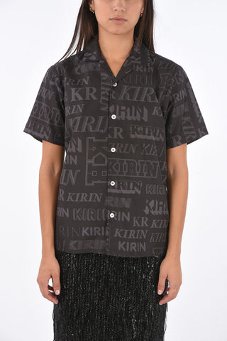 Camicia bowling stampata