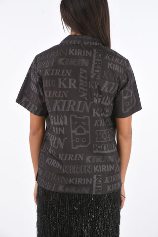 Camicia bowling stampata