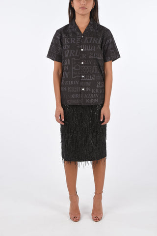 Camicia bowling stampata