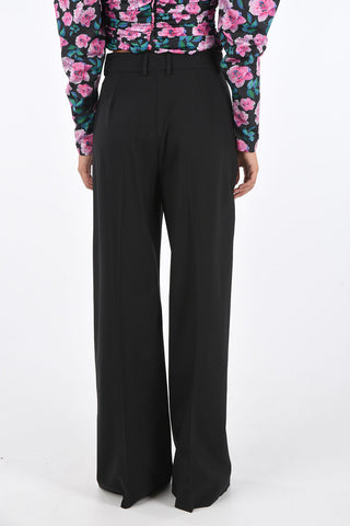 stretch cotton palazzo pants