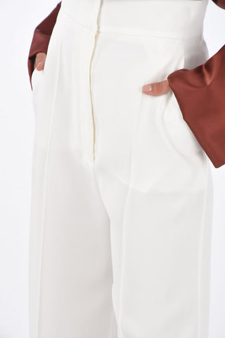 high-rise waist palazzo pants
