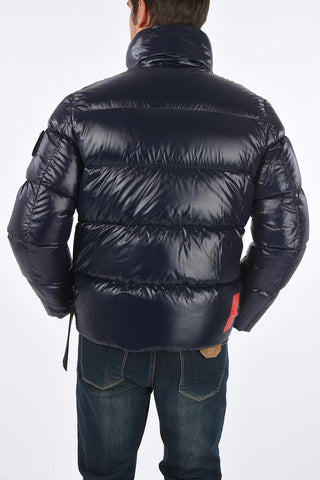 Turtleneck CHARMONIX Puffer jacket with Logo Patch