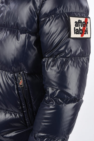 Turtleneck CHARMONIX Puffer jacket with Logo Patch