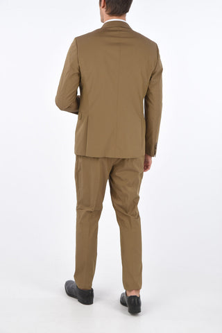 FITTED SLIM Suit with Notch Lapel and 2 Buttons