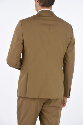 FITTED SLIM Suit with Notch Lapel and 2 Buttons