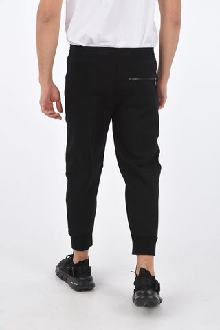 Low Waist Slim Fit Joggers with Logoed Side Band