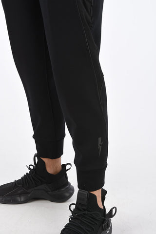 Low Waist Slim Fit Joggers with Logoed Side Band