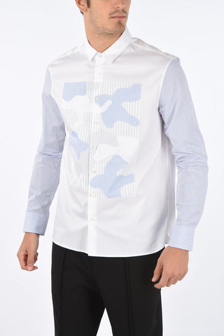 Camicia LOOSE FIT con Fantasia a Contrasto
