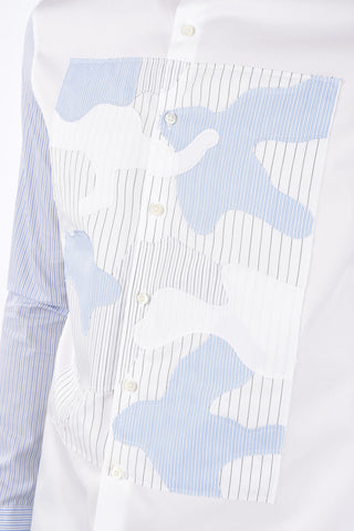 Camicia LOOSE FIT con Fantasia a Contrasto